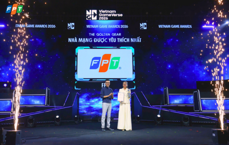 FPT được vinh danh “Nhà mạng được yêu thích nhất” hai năm liên tiếp tại Vietnam Game Award 2026
